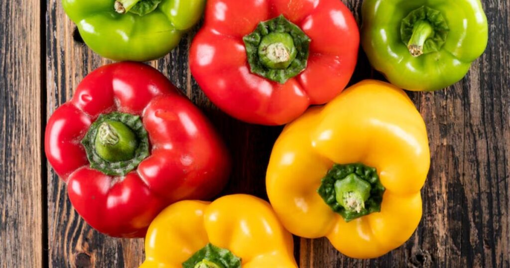 Red or yellow bell peppers