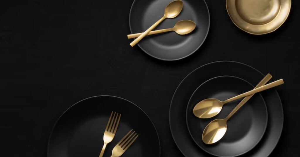 #3 Gold Flatware for Food Photography Styling