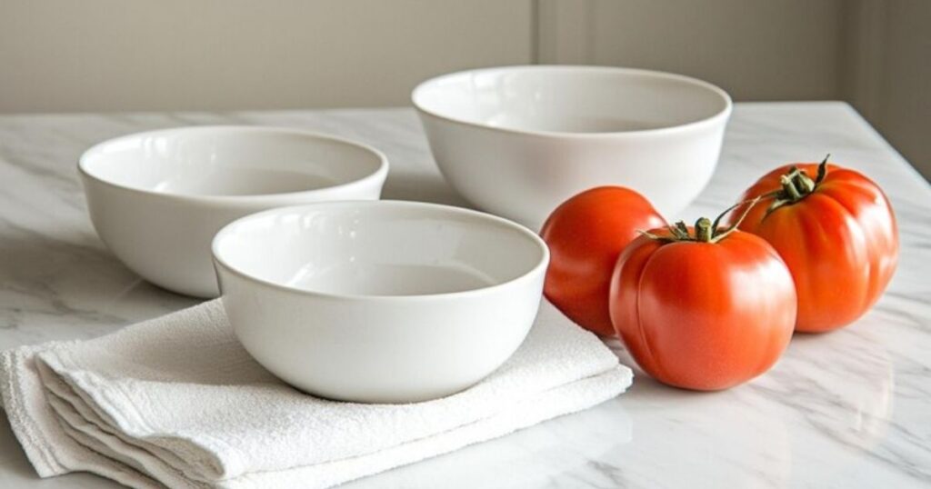 #4 Minimalist White Bowls for Food Photography