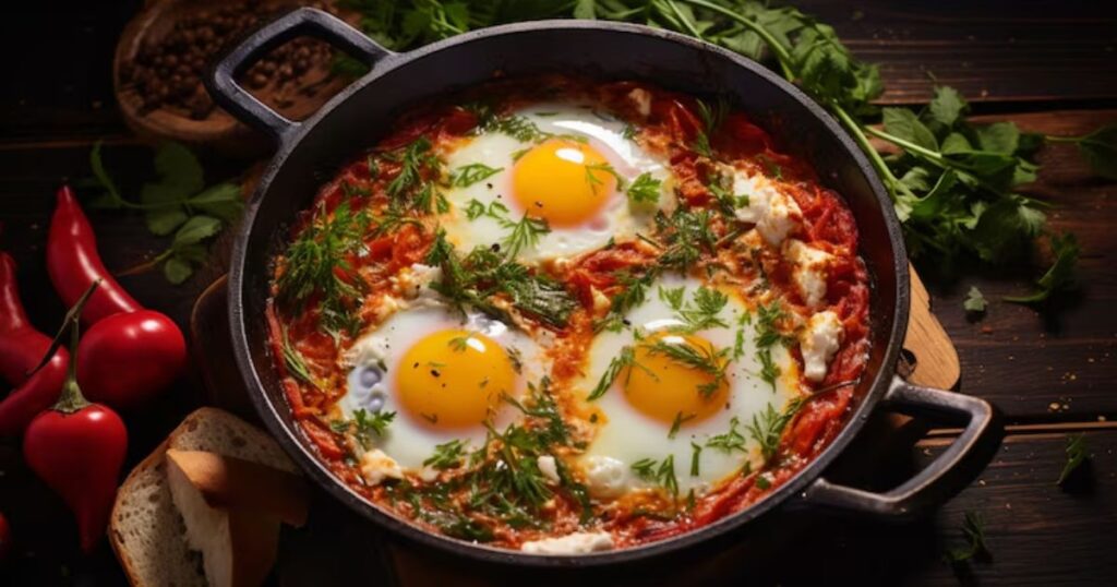 A spicy SHAKSHUKAJewish Food